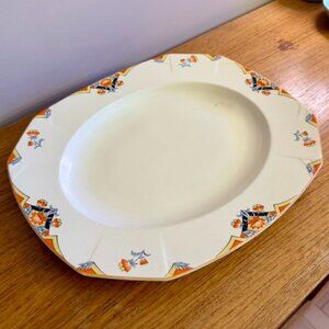 Vintage 1930s Alfred Meakin Marigold Balmoral Princess Serving Platter Art Deco